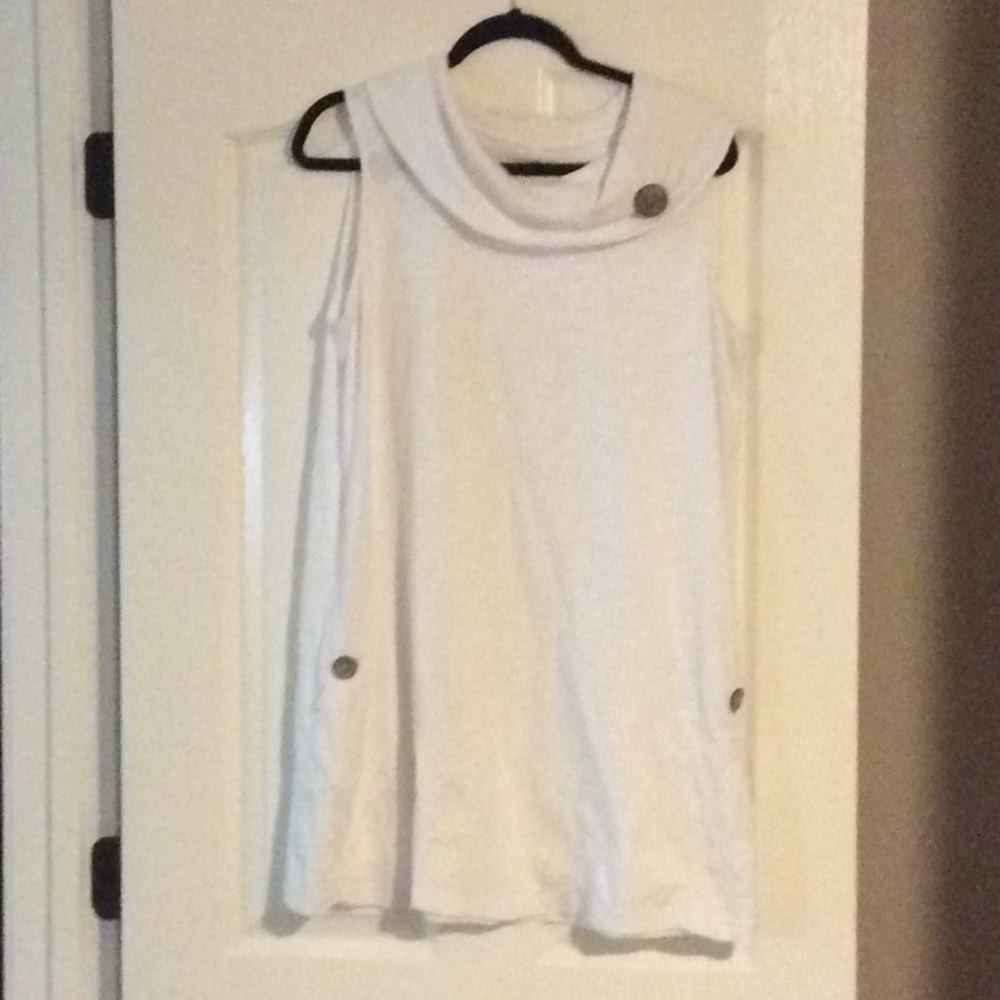Neon Buddha white Tunic